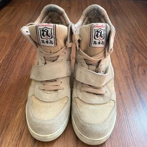 Ash High Wedge Sneakers